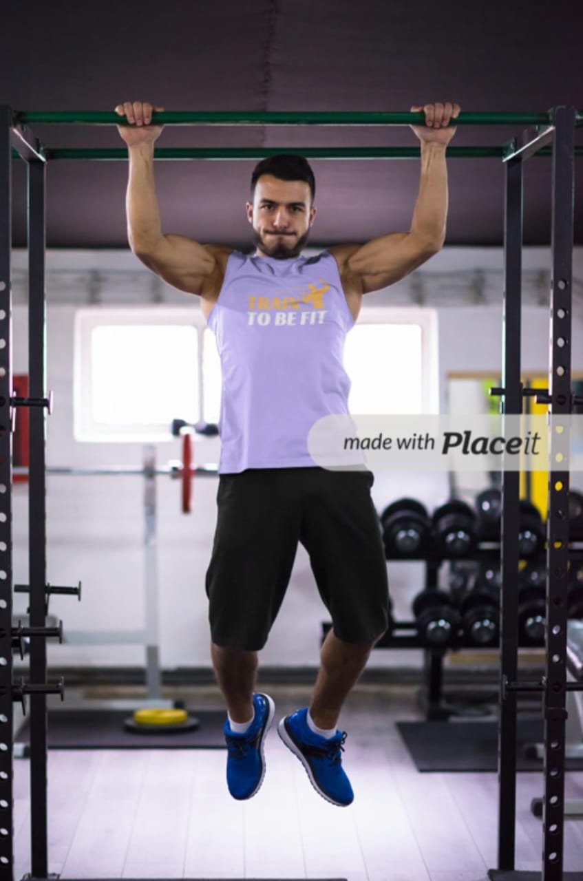 TRAIN TO BE FIT Men's , Sleeveless T-Shirt