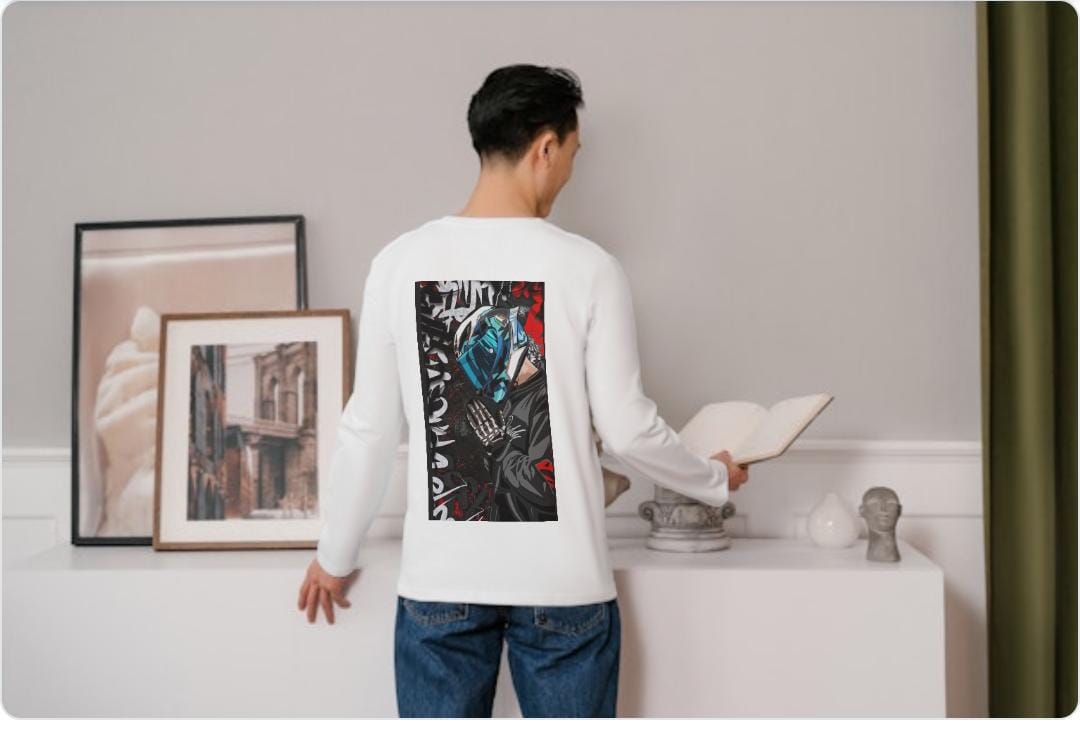 BIKE RIDER , Men's Full Sleeve T-Shirt