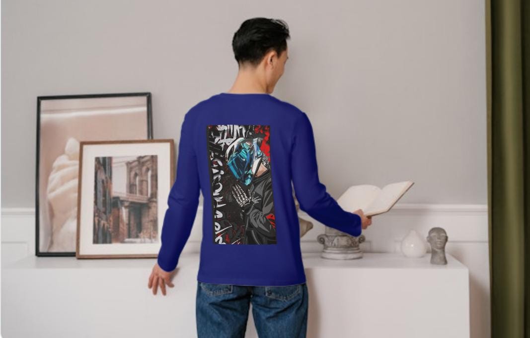 BIKE RIDER , Men's Full Sleeve T-Shirt