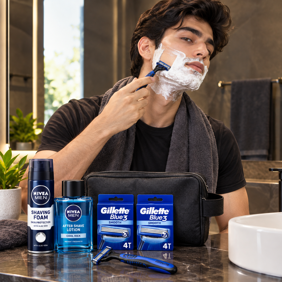 Complete Men’s Shaving Kit – All-in-One Grooming Set