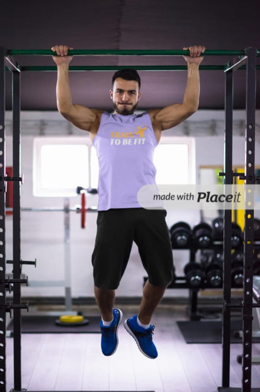 TRAIN TO BE FIT Men's , Sleeveless T-Shirt