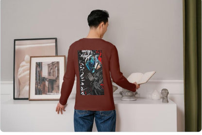 BIKE RIDER , Men's Full Sleeve T-Shirt
