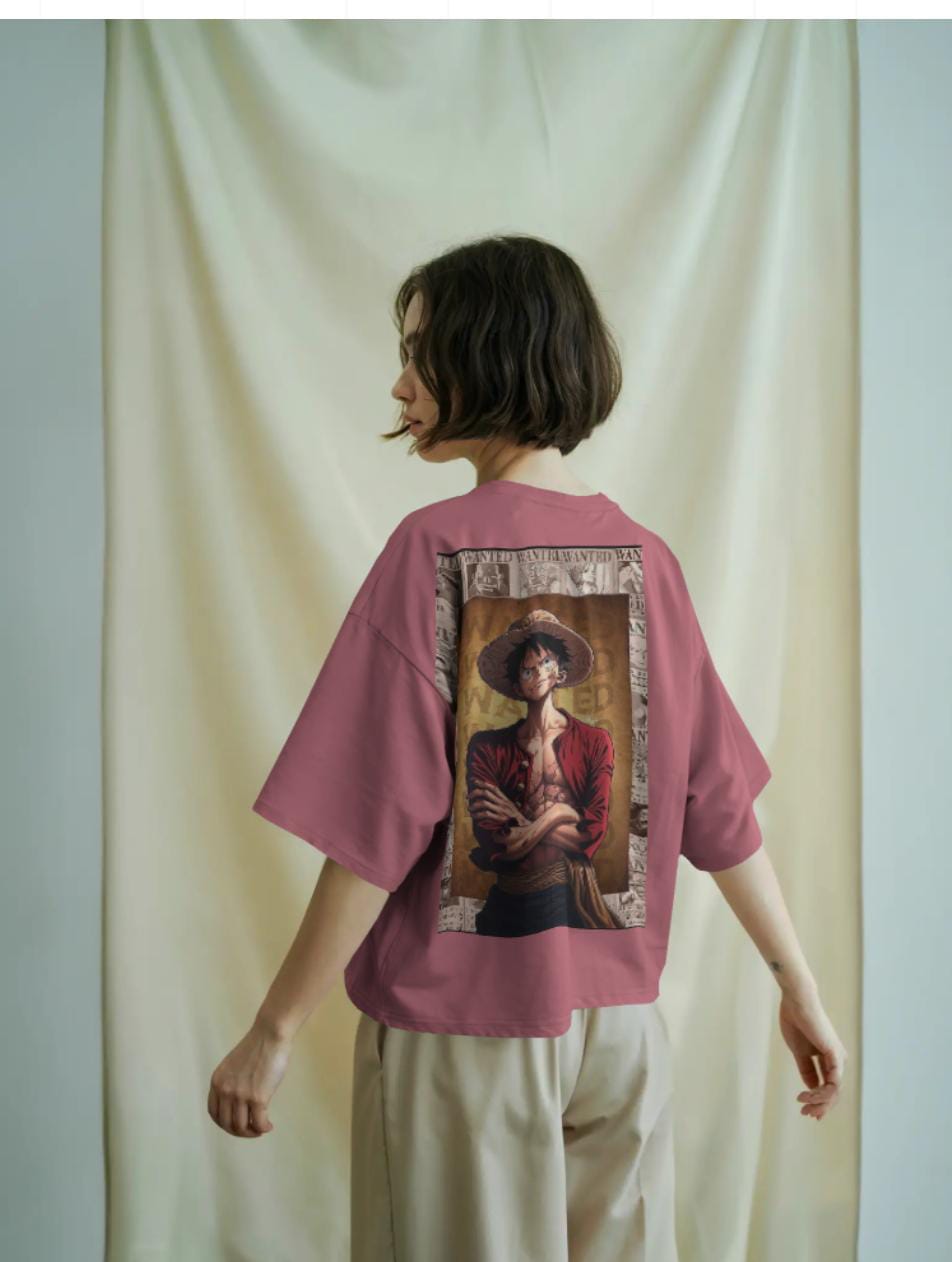 MONKEY D.LUFFY  ,  Unisex Oversized Classic T-Shirt
