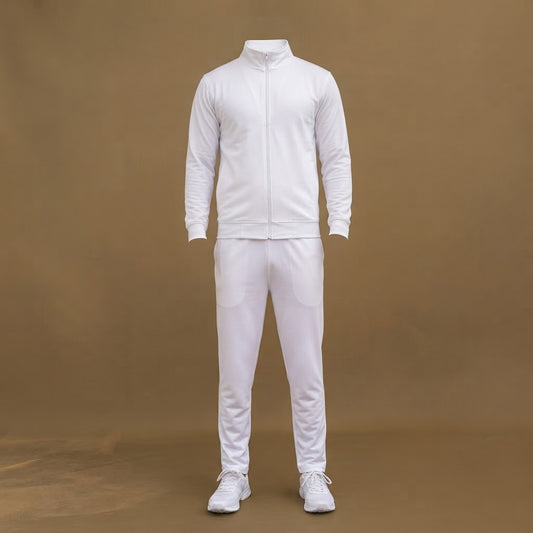 ISSB Full PT Kit – White Tracksuit, Jacket & Trouser Set for Men & Women