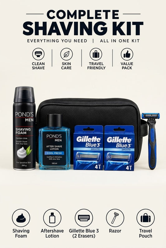 Complete Men’s Shaving Kit – All-in-One Grooming Set