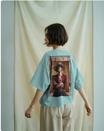 MONKEY D.LUFFY  ,  Unisex Oversized Classic T-Shirt
