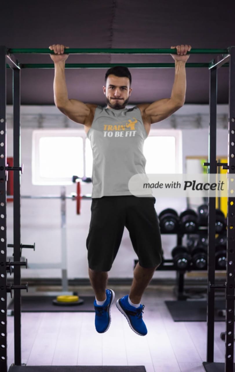 TRAIN TO BE FIT Men's , Sleeveless T-Shirt