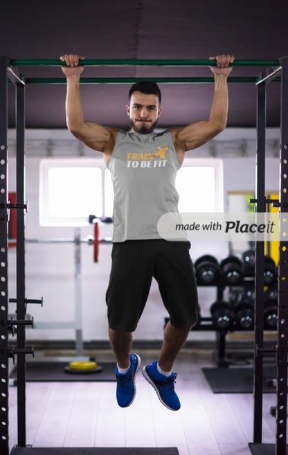 TRAIN TO BE FIT Men's , Sleeveless T-Shirt
