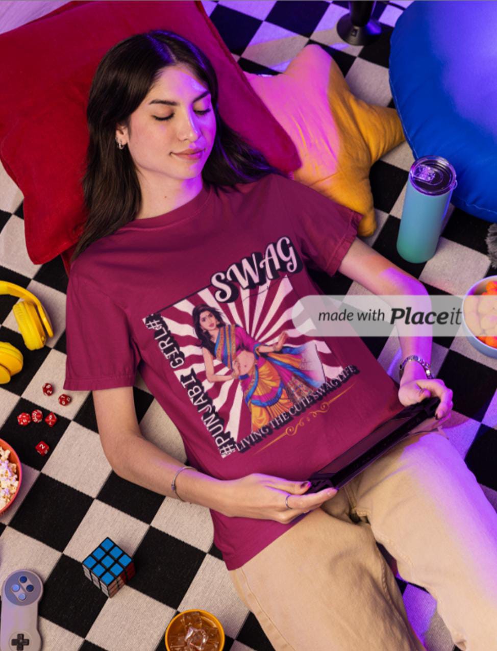 SWAG  PUNJABI GIRL CLASSIC CREW T SHIRT