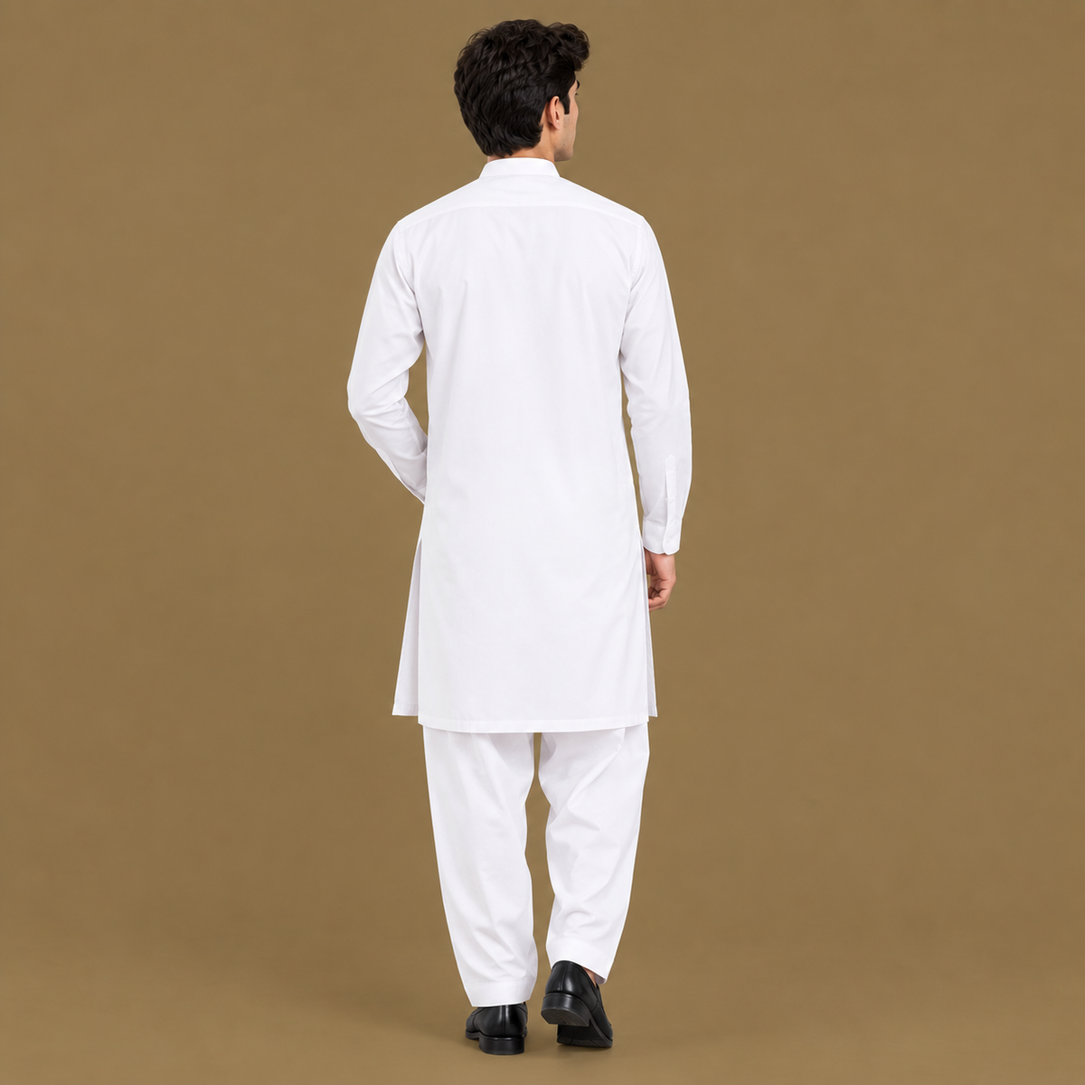 Plain White Wash & Wear Shalwar Kameez
