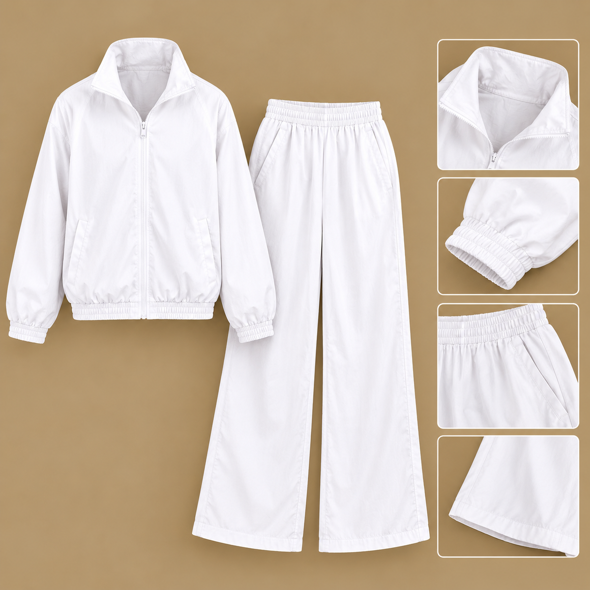 ISSB Full PT Kit – Women's Tracksuit Set (Jacket & Trouser) | Material: Premium Cotton-Fleece