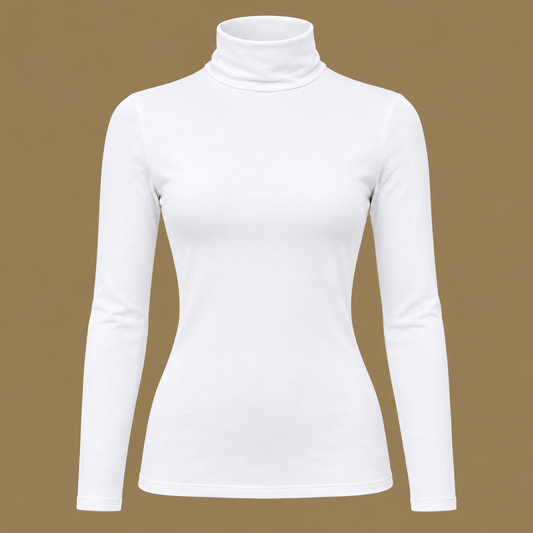 Women’s Premium Black High-Neck Hineck
