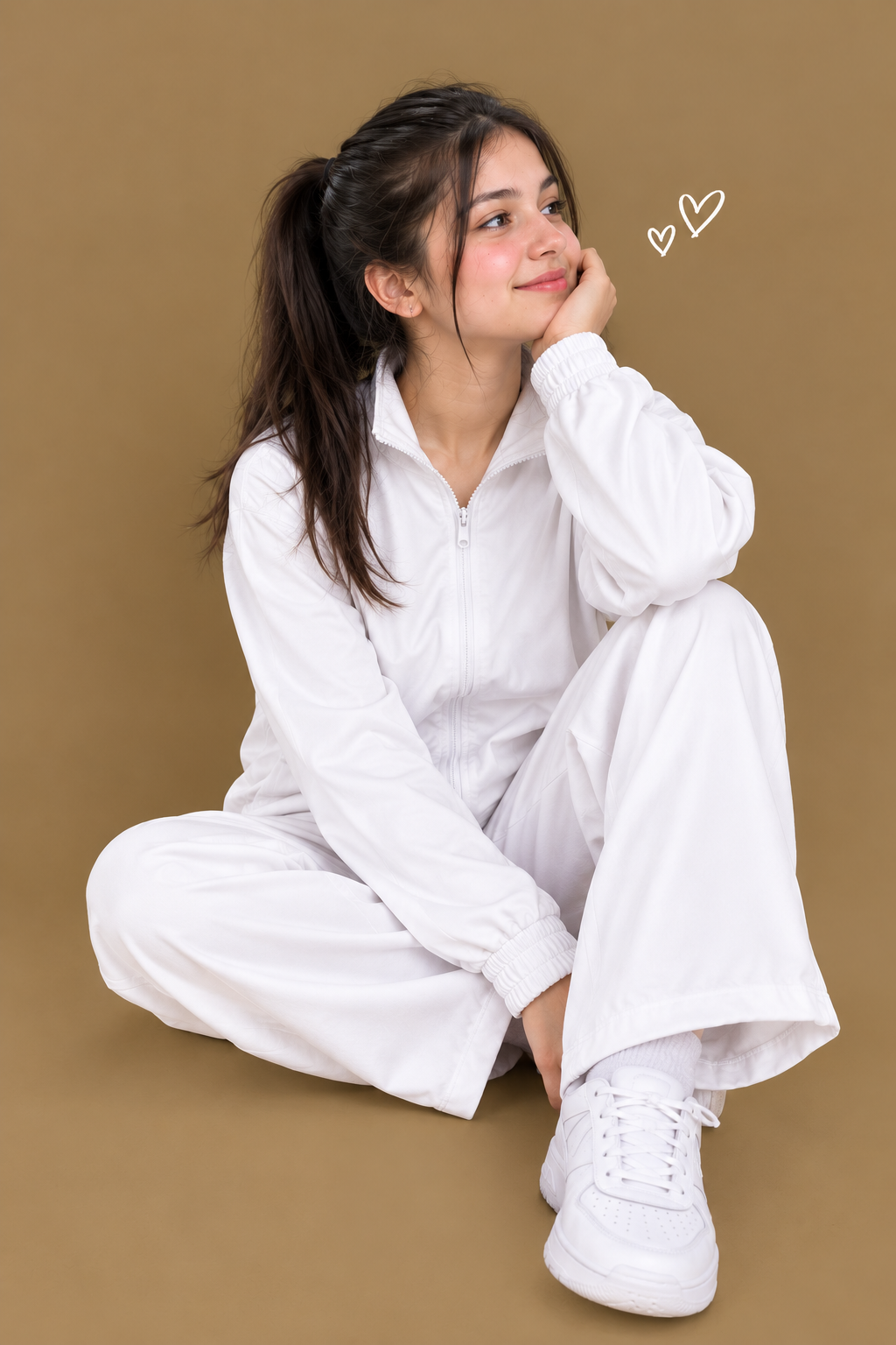 ISSB Full PT Kit – Women's Tracksuit Set (Jacket & Trouser) | Material: Premium Cotton-Fleece