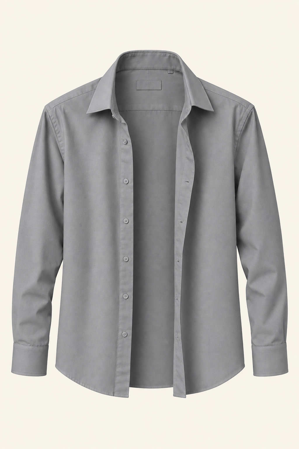 Men’s Classic Long-Sleeve Button-Down Dress Shirt